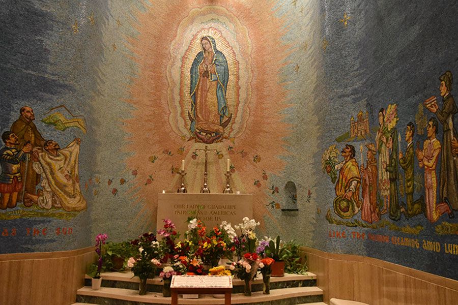 La virgen de Guadalupe